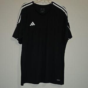 Adidas 2XL Men's Black and White Jersey